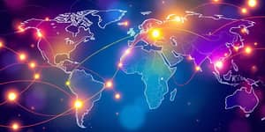 Global Market Weave: Connecting Economies Across Continents